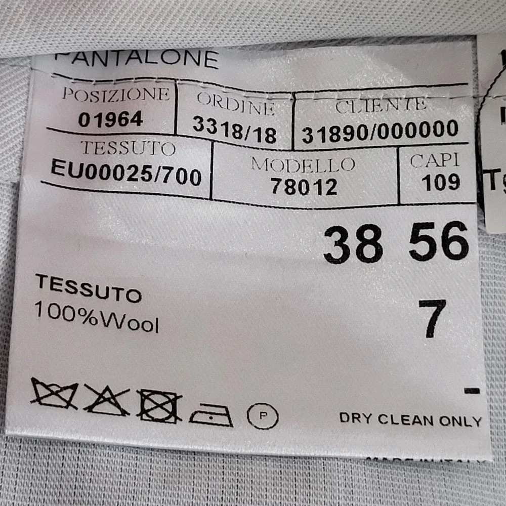 Canali Dress Pants Mens 38x30 Brown 100% Wool Flat Front Tailored Made in Italy